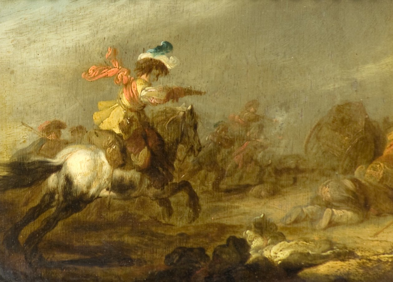 Cavallo bianco e figure da Matthias (follower of) Scheits