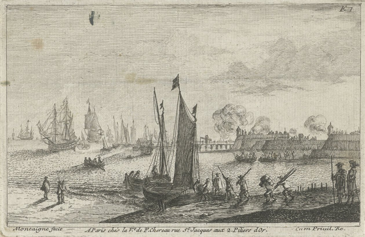 Caricamento di una nave da Matthieu van Plattenberg