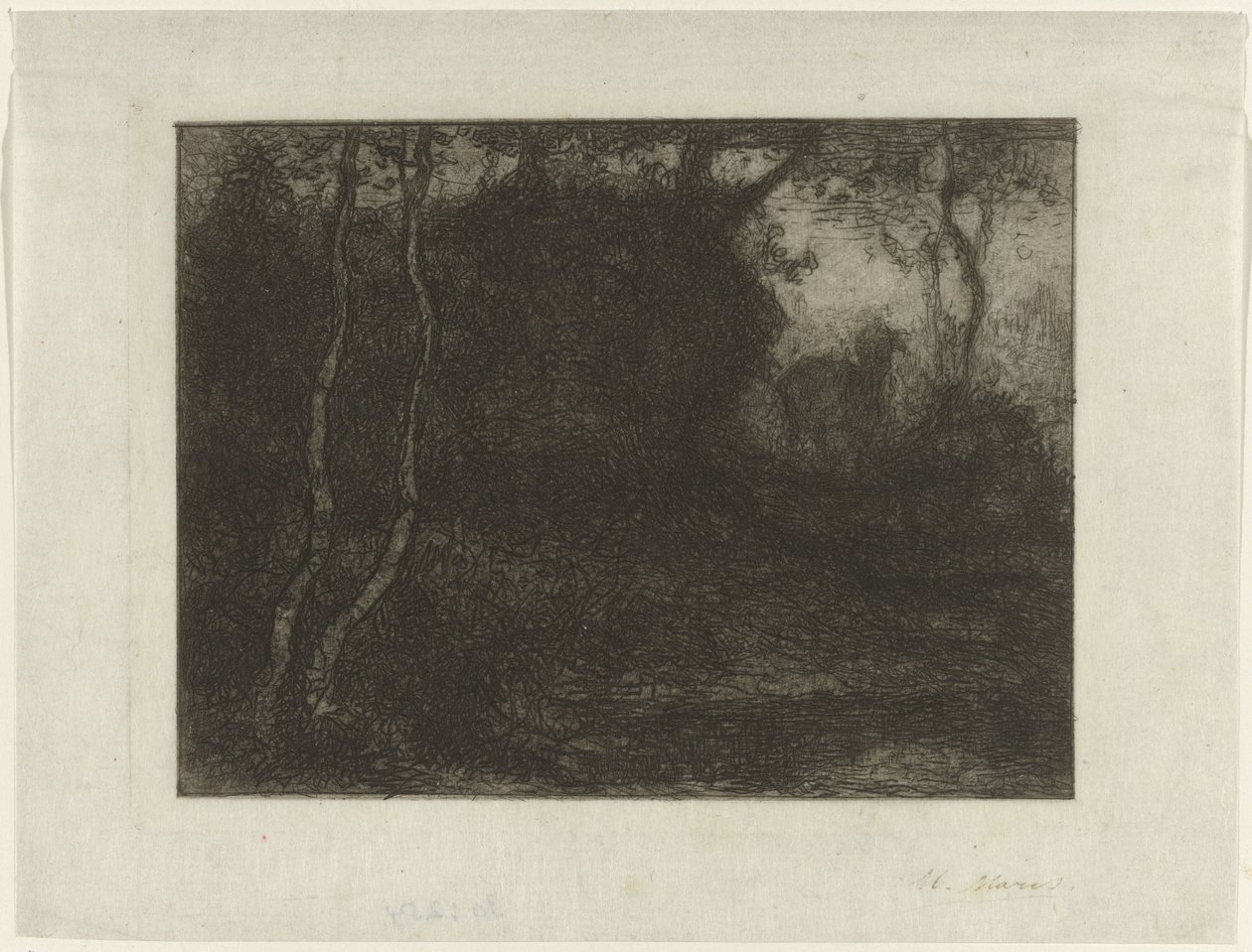 Bosco con capretto da Matthijs Maris
