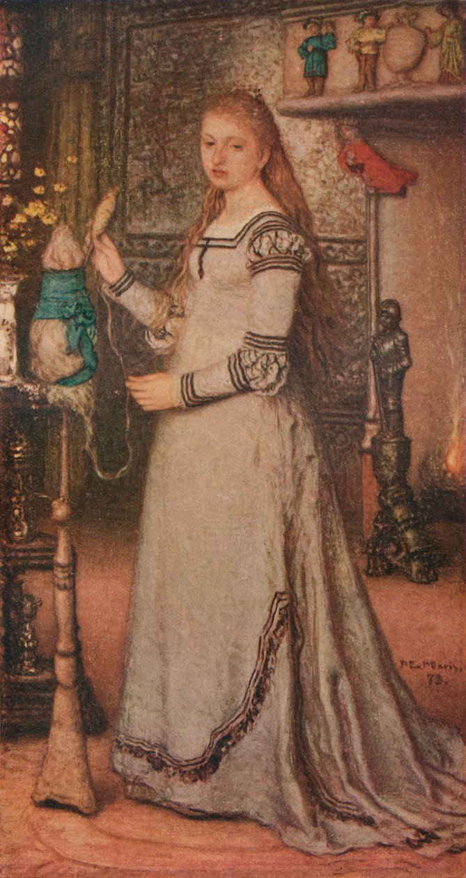Ragazza con un fuso, c1873 da Matthijs Maris