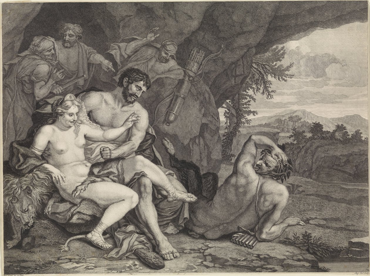 Paesaggio con Ercole e Onfale da Matthijs Pool