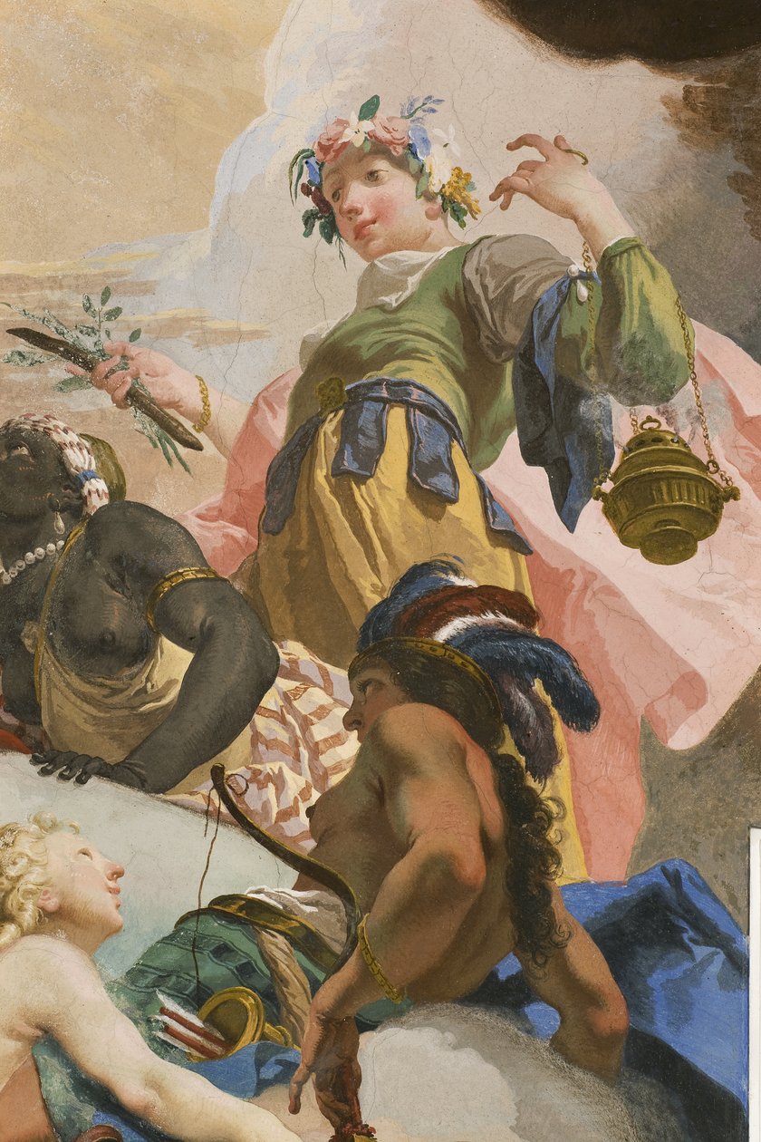 Giove e i quattro continenti da Mattia Bortoloni