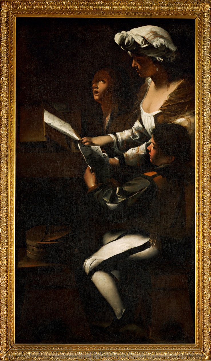 Cantanti, 1630 circa (dipinto su tela) da Mattia (1613-99) Preti