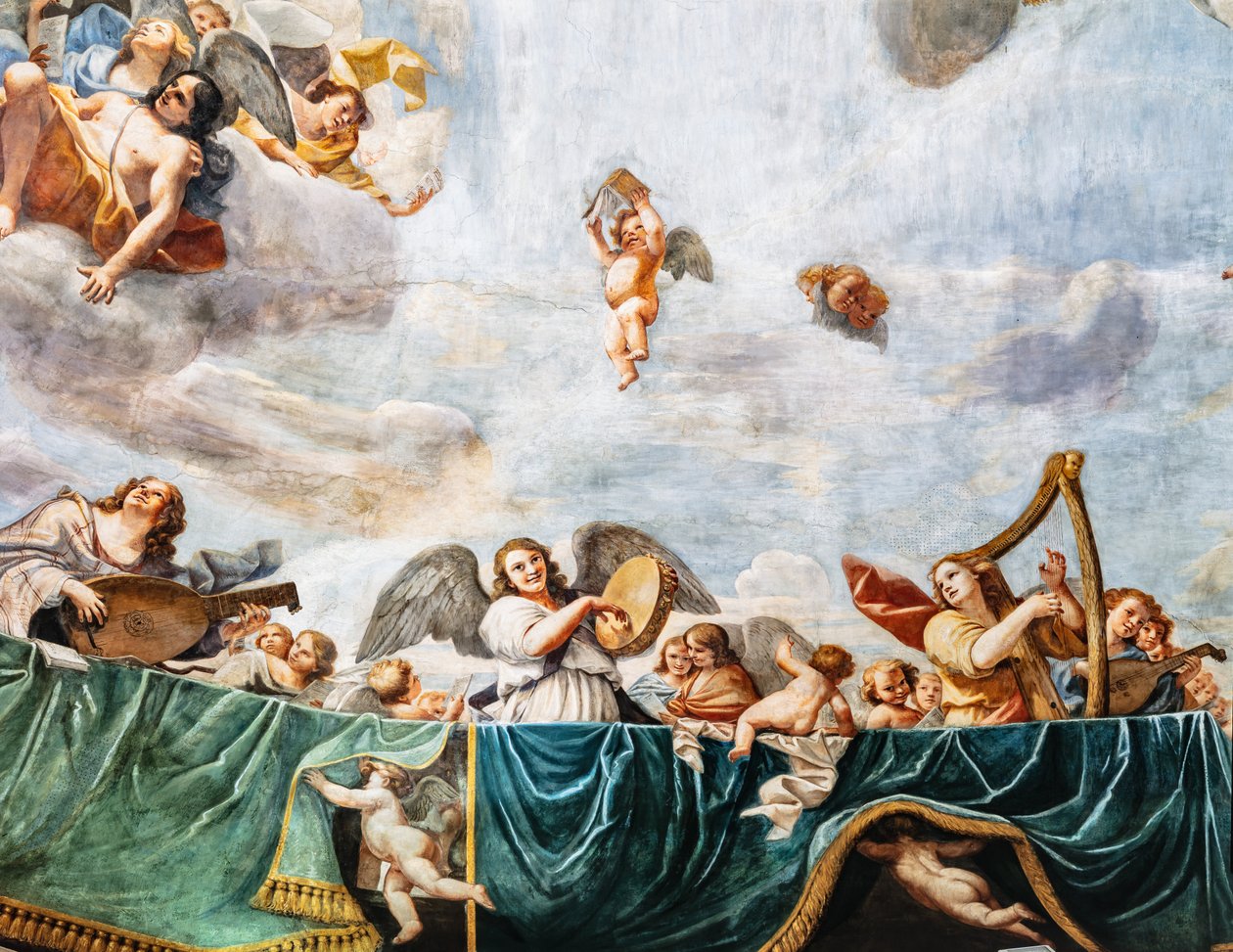 Concerti degli Angeli (dettaglio) da Mattia (1613 99) Preti