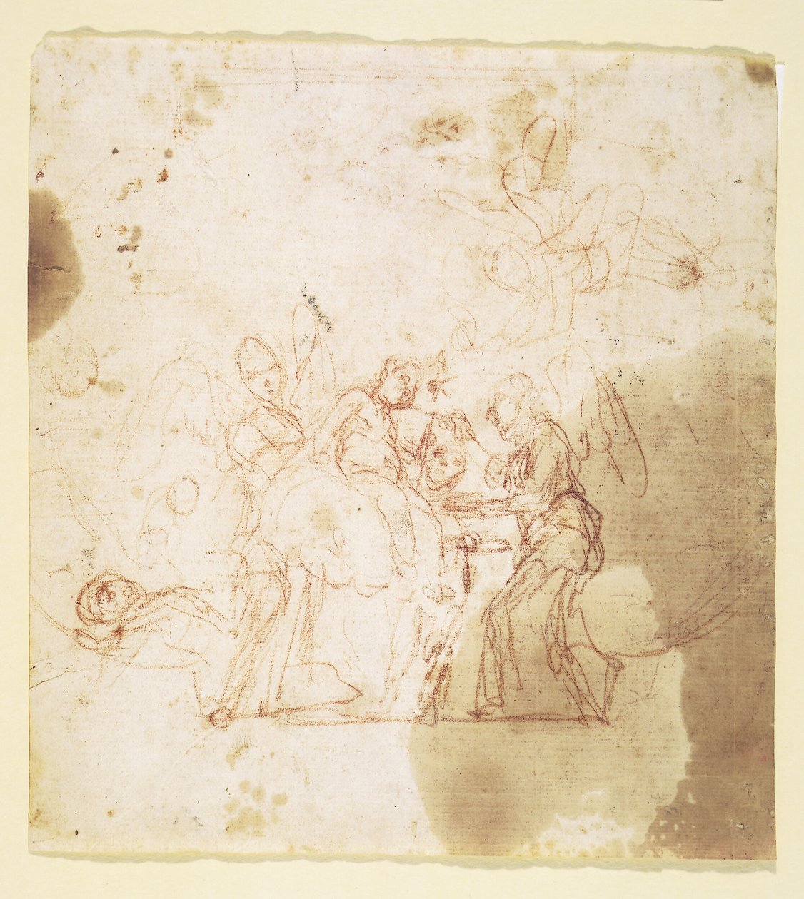 San Giovanni Battista bambino assistito dagli angeli (?) da Mattia Preti