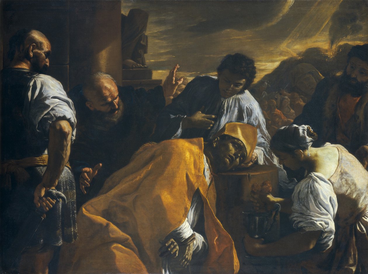 Il martirio di San Gennaro da Mattia Preti