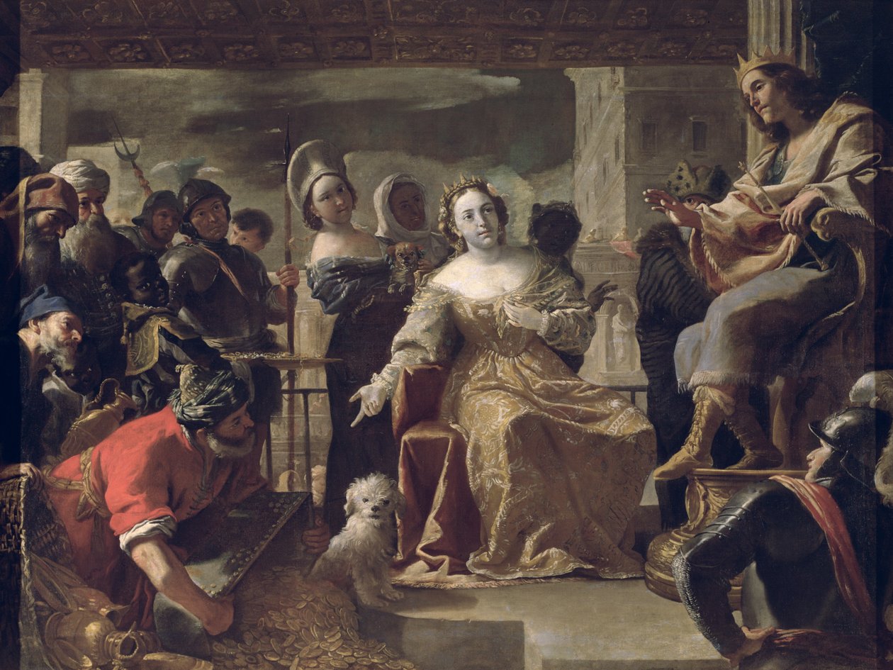 La regina di Saba davanti a Salomone da Mattia Preti