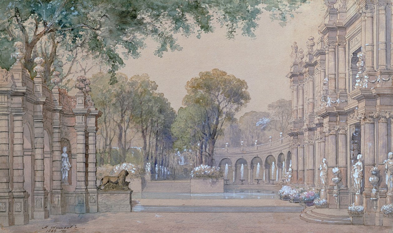 Schizzo per il balletto di Tchaikovsky, 