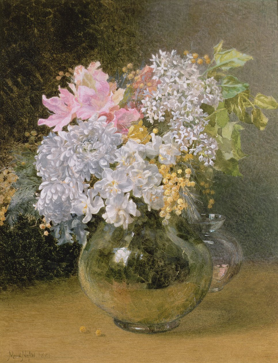 Fiori di primavera in un vaso da Maud Naftel
