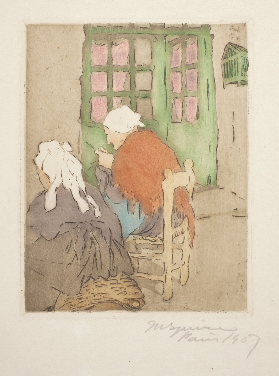 La Porte Verte (La porta verde) (Lavoro a maglia) da Maud Hunt Squire