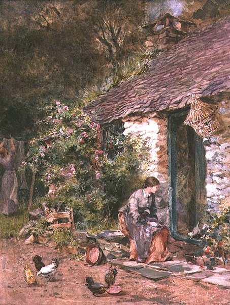 Un momento di riposo nel giorno del bucato da Maud Naftel