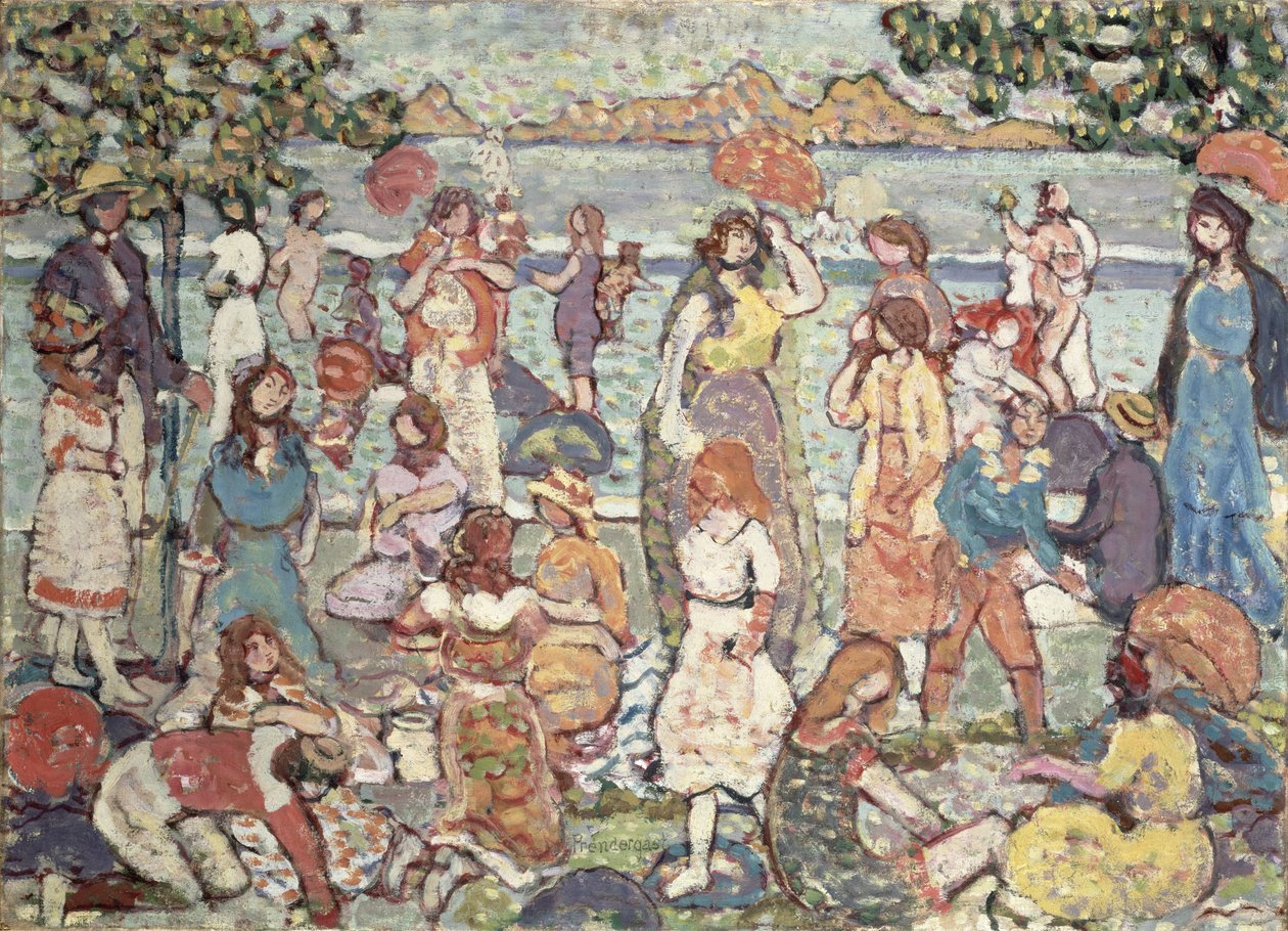 Paesaggio con figure, 1921 da Maurice Brazil Prendergast
