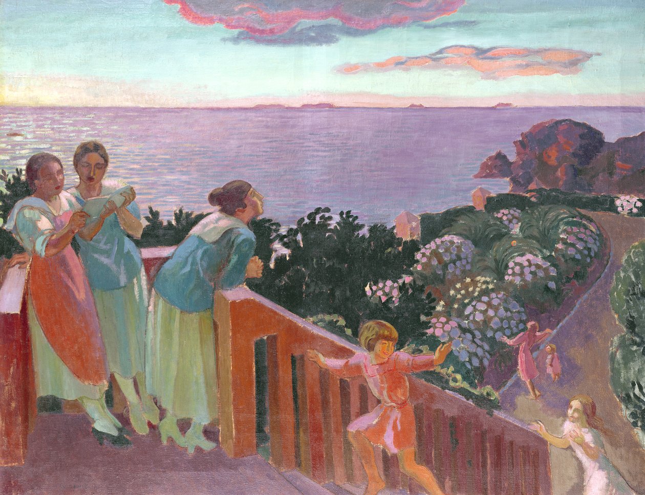 Balcone a Silencio, 1918 da Maurice Denis