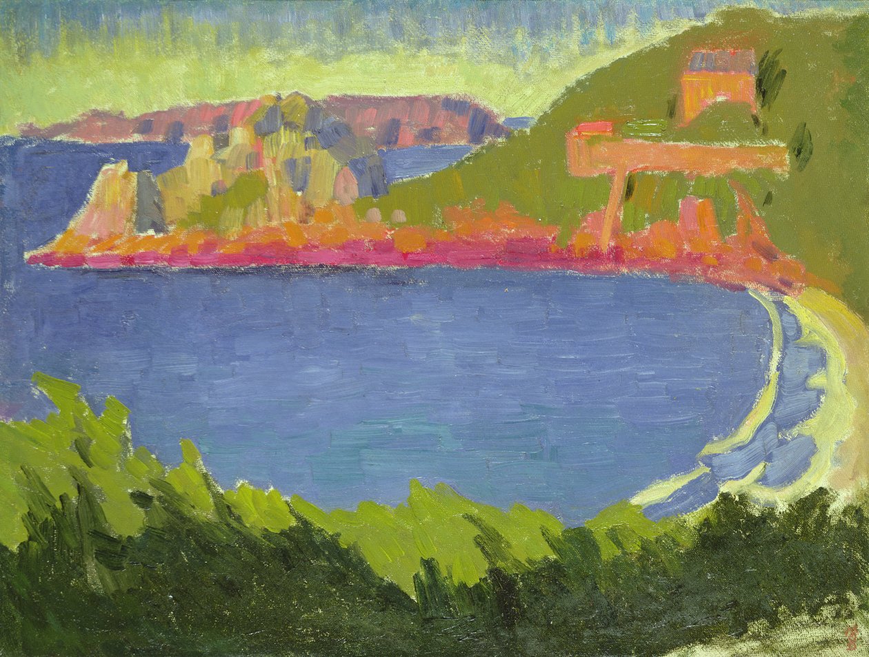 Alta marea serale a Trestrignel, c.1910 da Maurice Denis