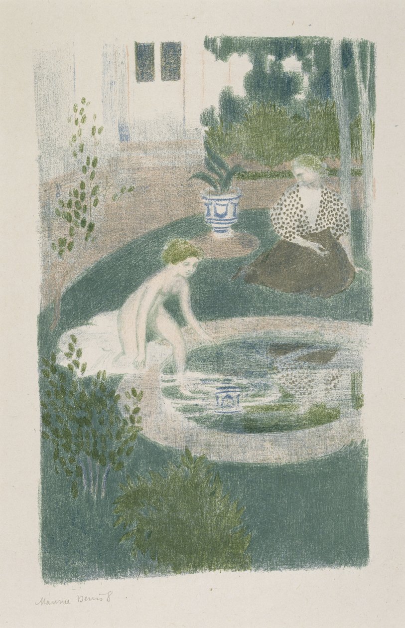 Le Reflet dans la fontaine (Il riflesso nella fontana) da Maurice Denis