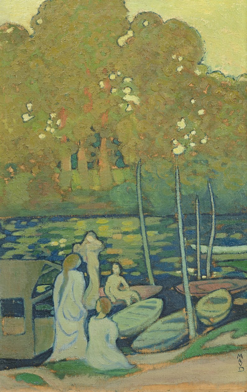 Ninfe, o La Senna a Port-Marly, c.1890 da Maurice Denis