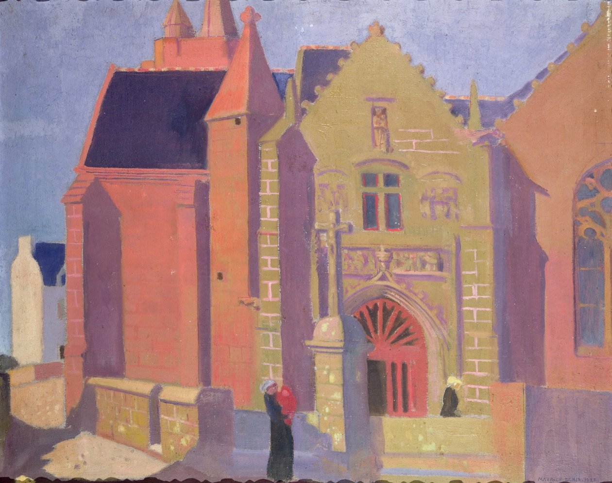 La chiesa di Notre-Dame de la Clarté a Perros-Guirac da Maurice Denis