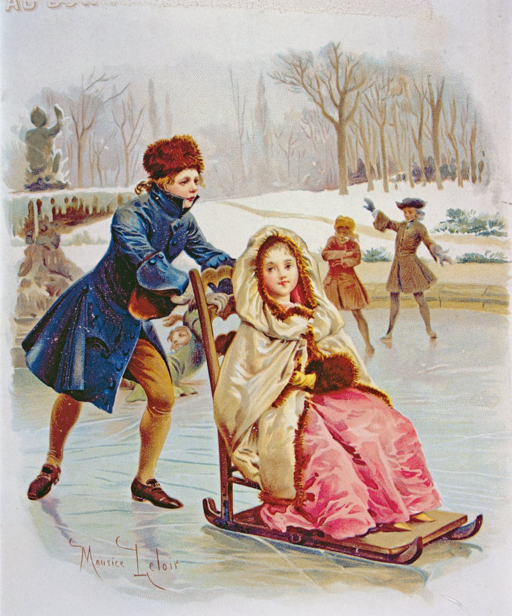 Bambini che pattinano da Maurice Leloir