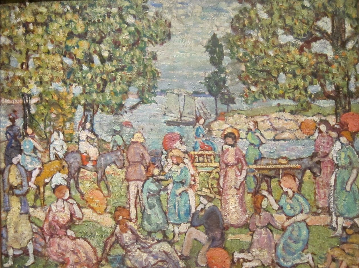 Sulla spiaggia, n. 3 da Maurice Brazil Prendergast