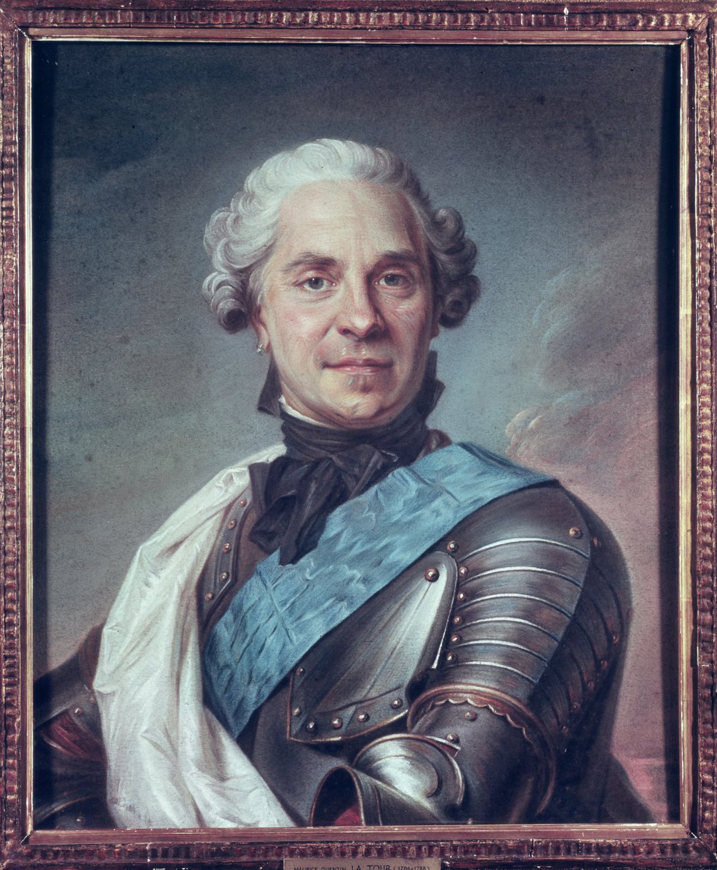 Maresciallo Maurice de Saxe (1696-1750) da Maurice Quentin de La Tour