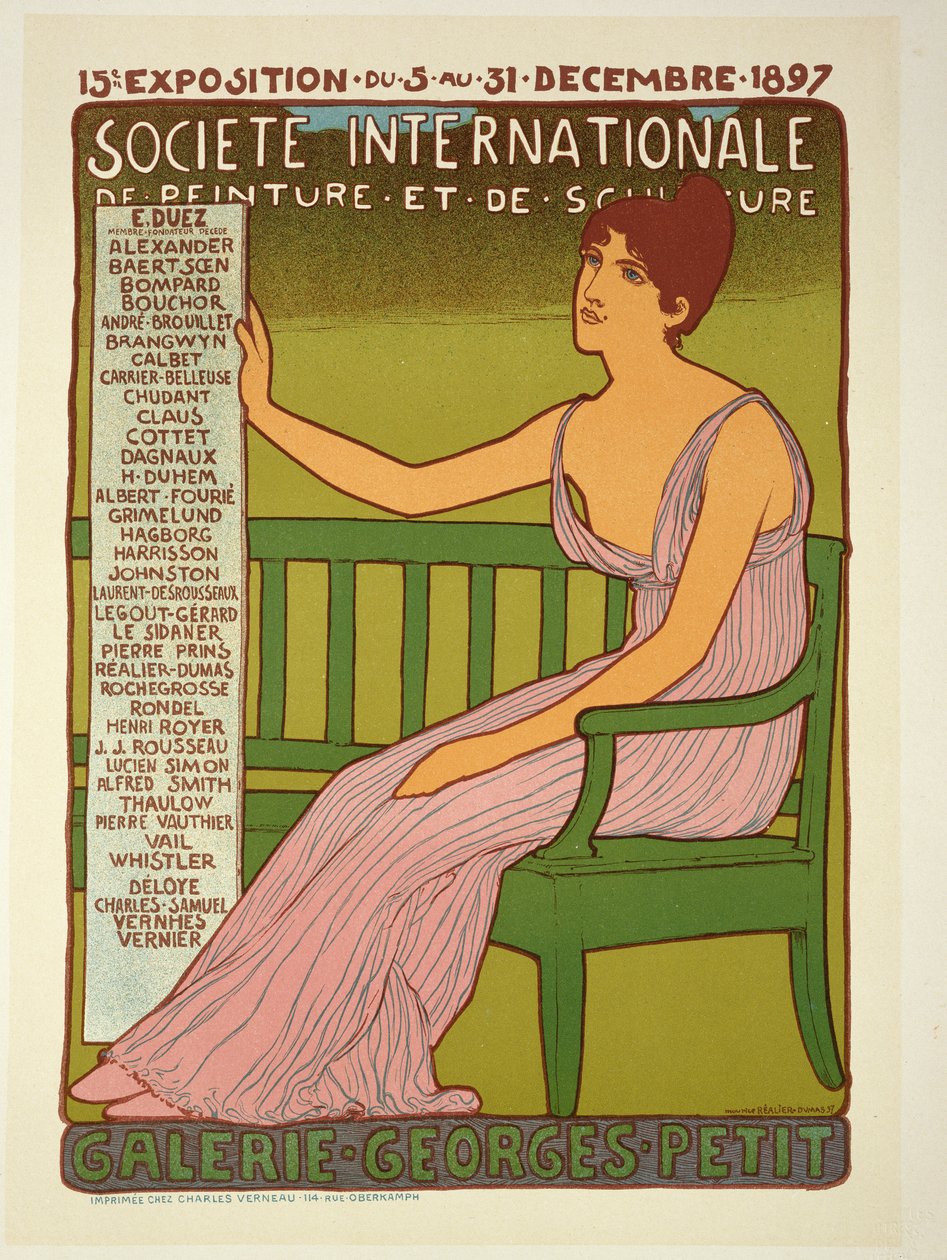 Riproduzione di un poster pubblicitario della 