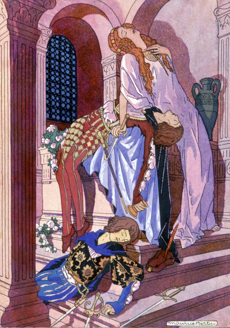 La morte di Romeo e Giulietta, c. 1930 da Maurice Berty