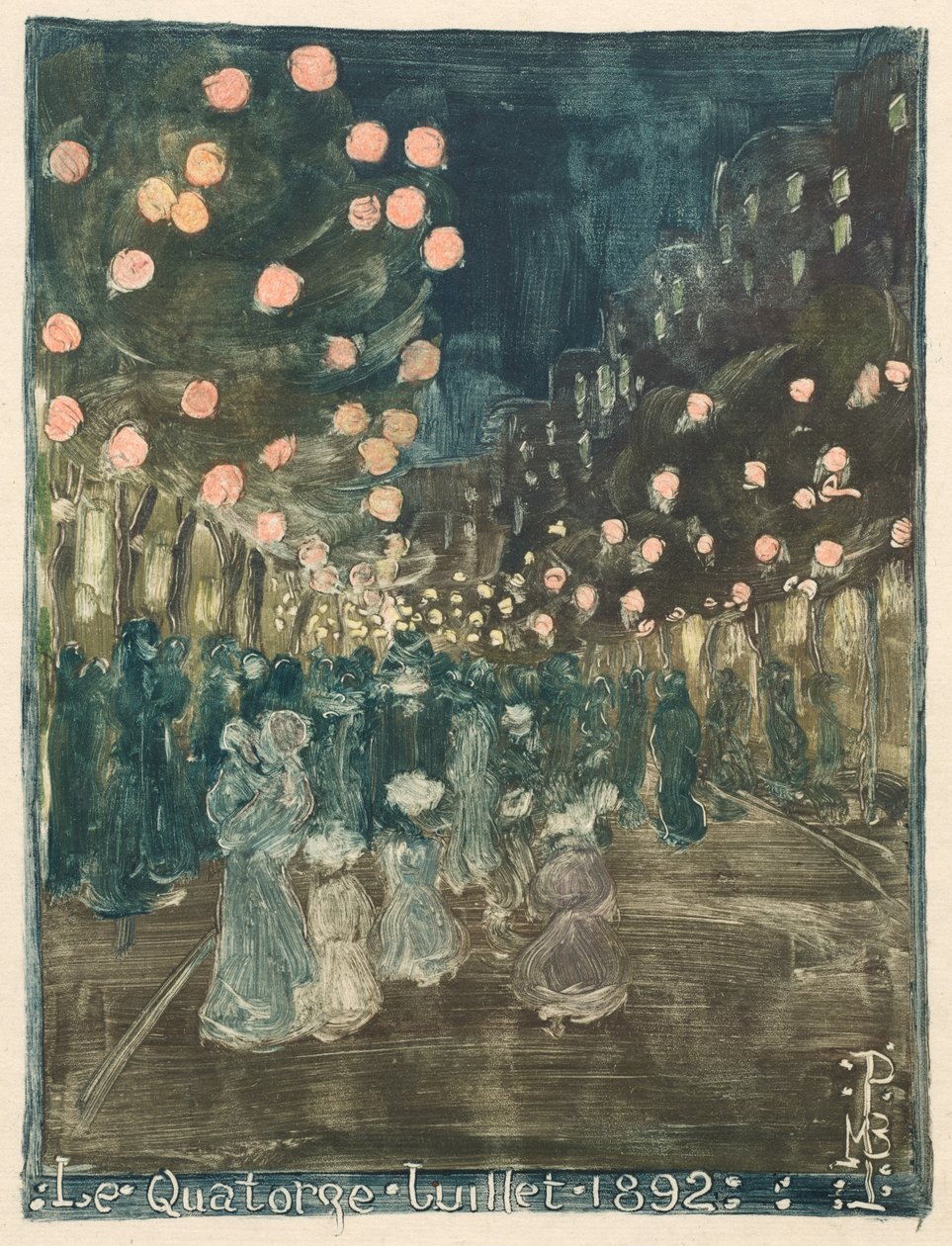 Festa della Bastiglia da Maurice Brazil Prendergast