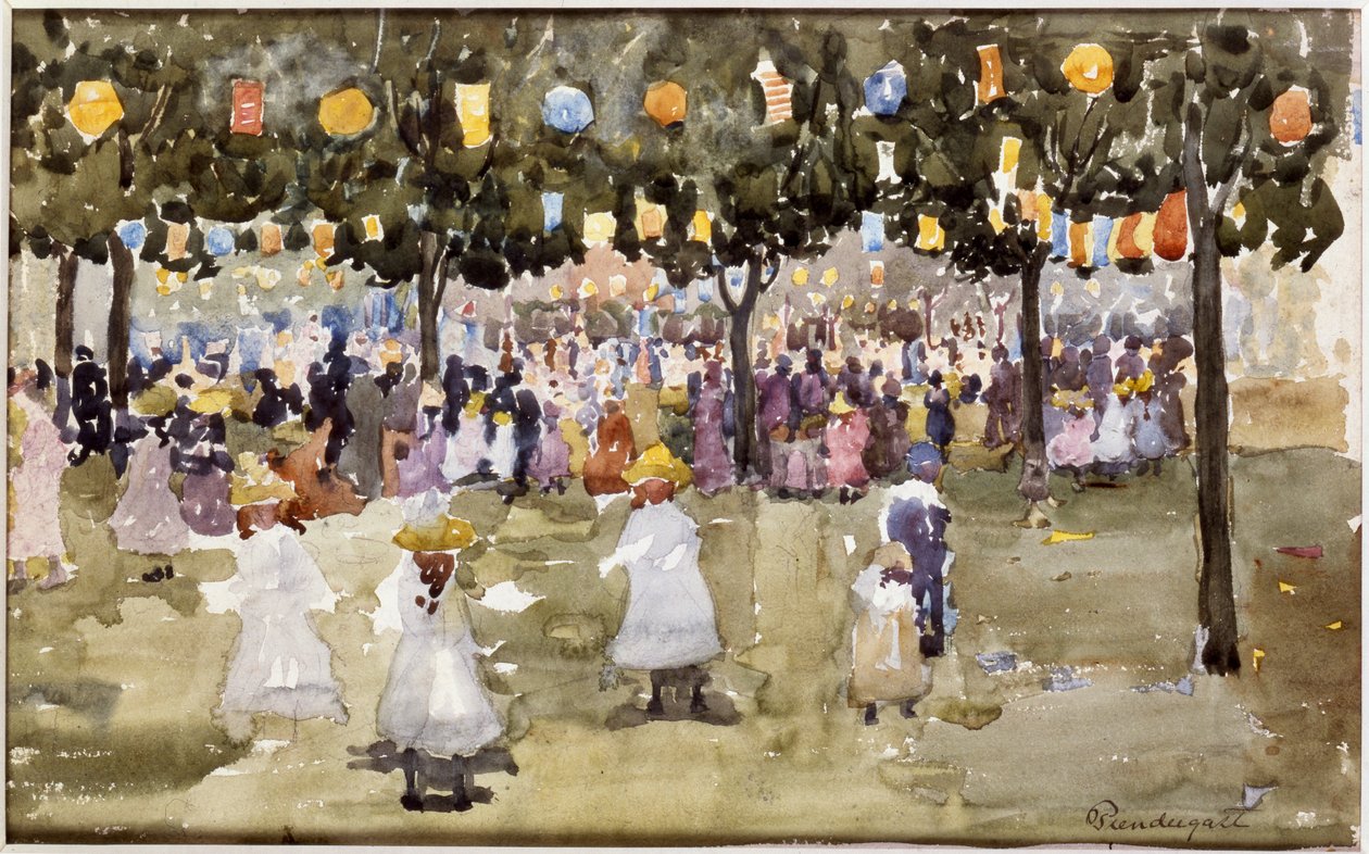 Central Park, New York City, 4 luglio da Maurice Brazil Prendergast