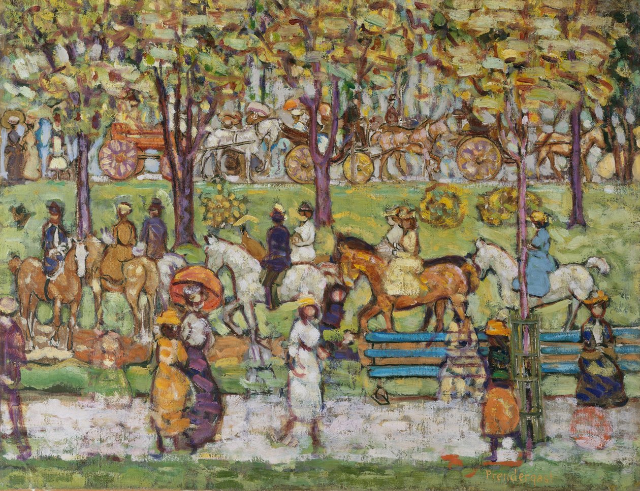 Central Park da Maurice Brazil Prendergast