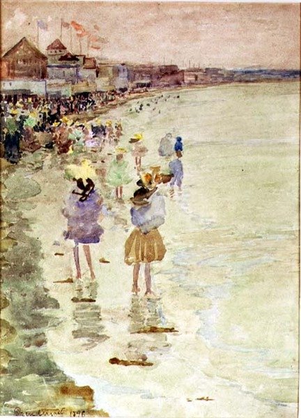 Spiaggia del Crescent da Maurice Brazil Prendergast