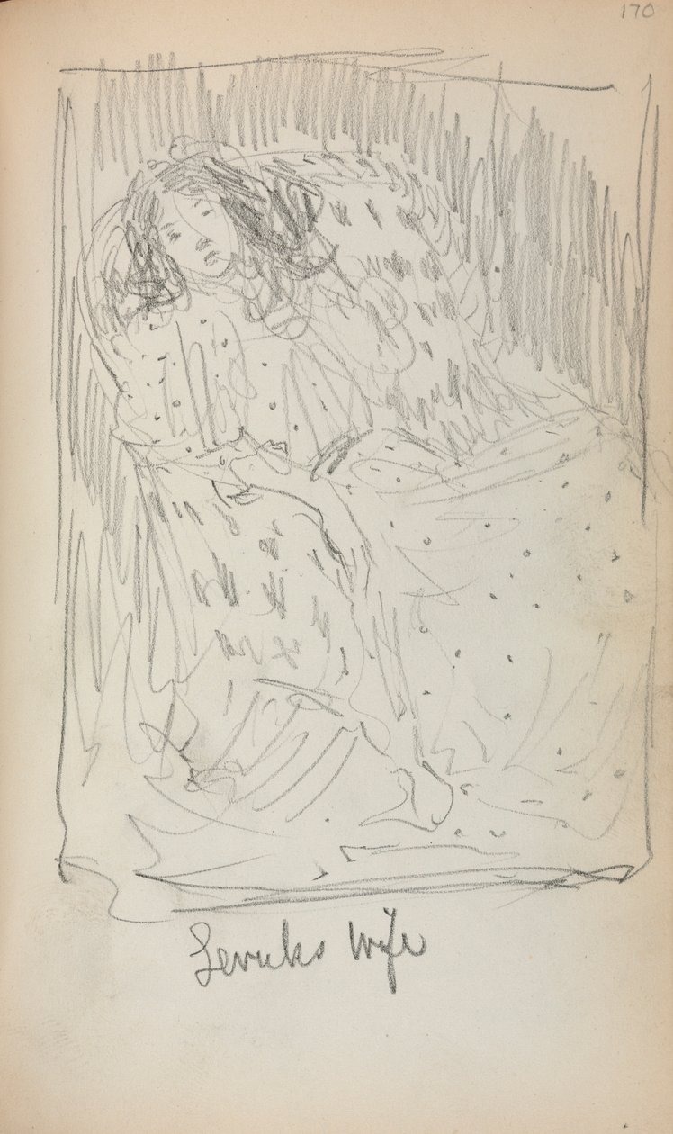 Taccuino italiano: Moglie di Levuk pagina 170 da Maurice Brazil Prendergast
