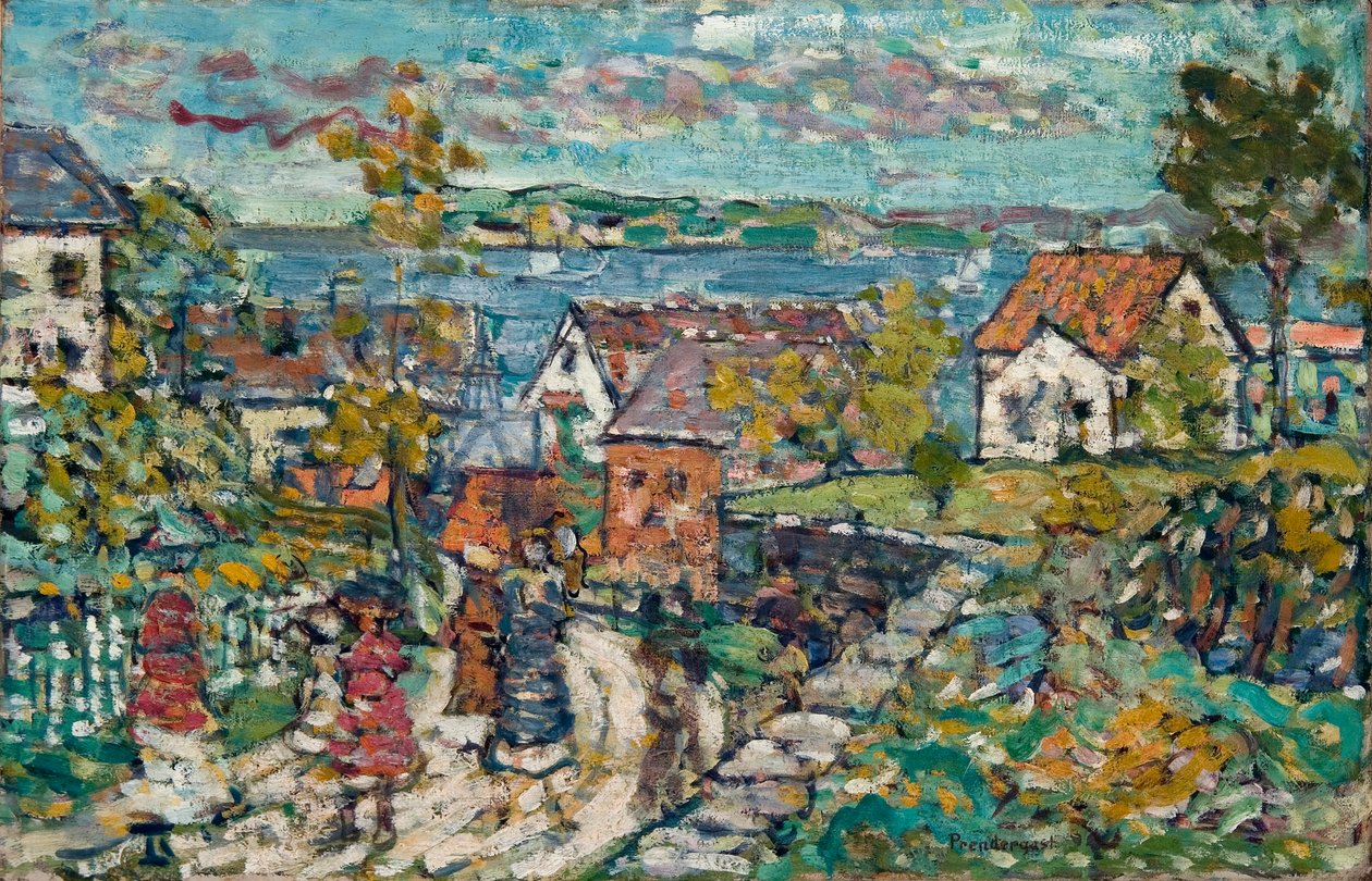 Paesaggio (Strada e città) da Maurice Brazil Prendergast