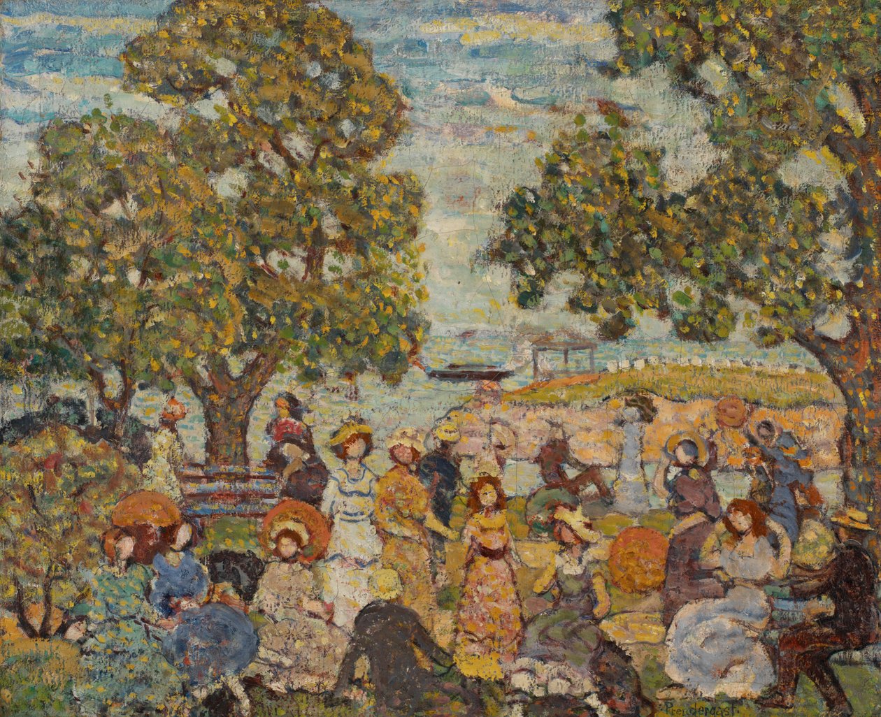Paesaggio con figure da Maurice Brazil Prendergast