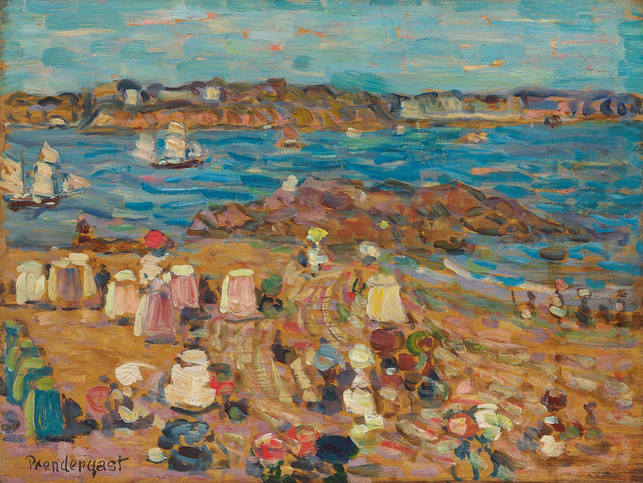 Studio di Malo: Il bordo del mare da Maurice Brazil Prendergast