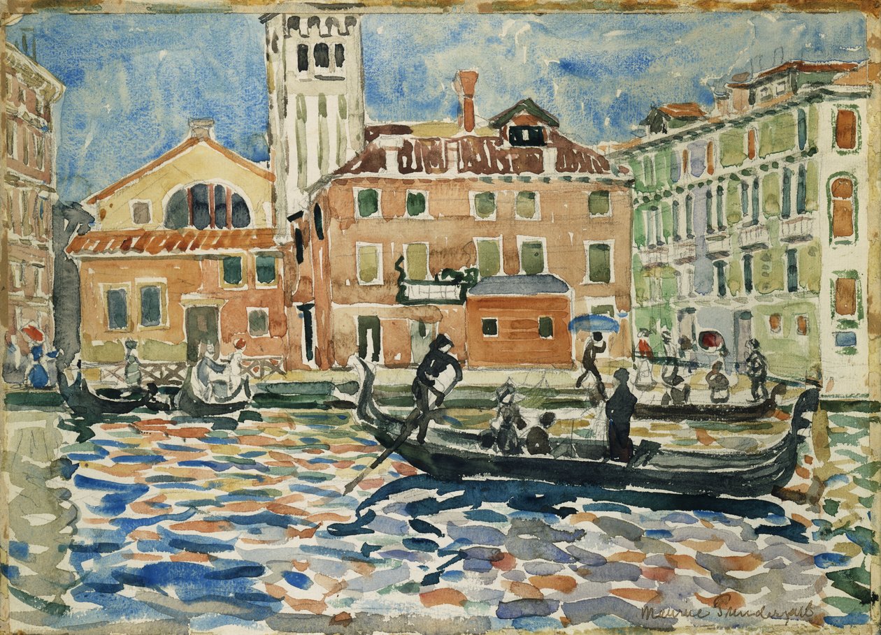 Venezia, c.1909 da Maurice Brazil Prendergast