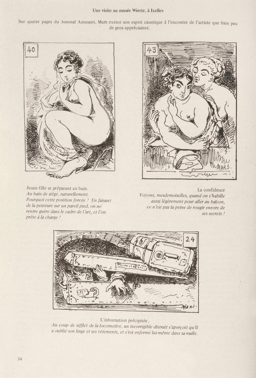 Visita al Museo Wiertz a Bruxelles da Maurice Charles Mathieu Bonvoisin