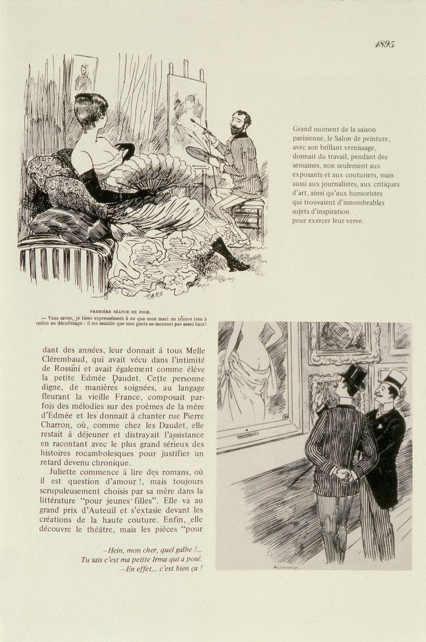 Prima seduta per un ritratto, 1895 da Maurice Charles Mathieu Bonvoisin