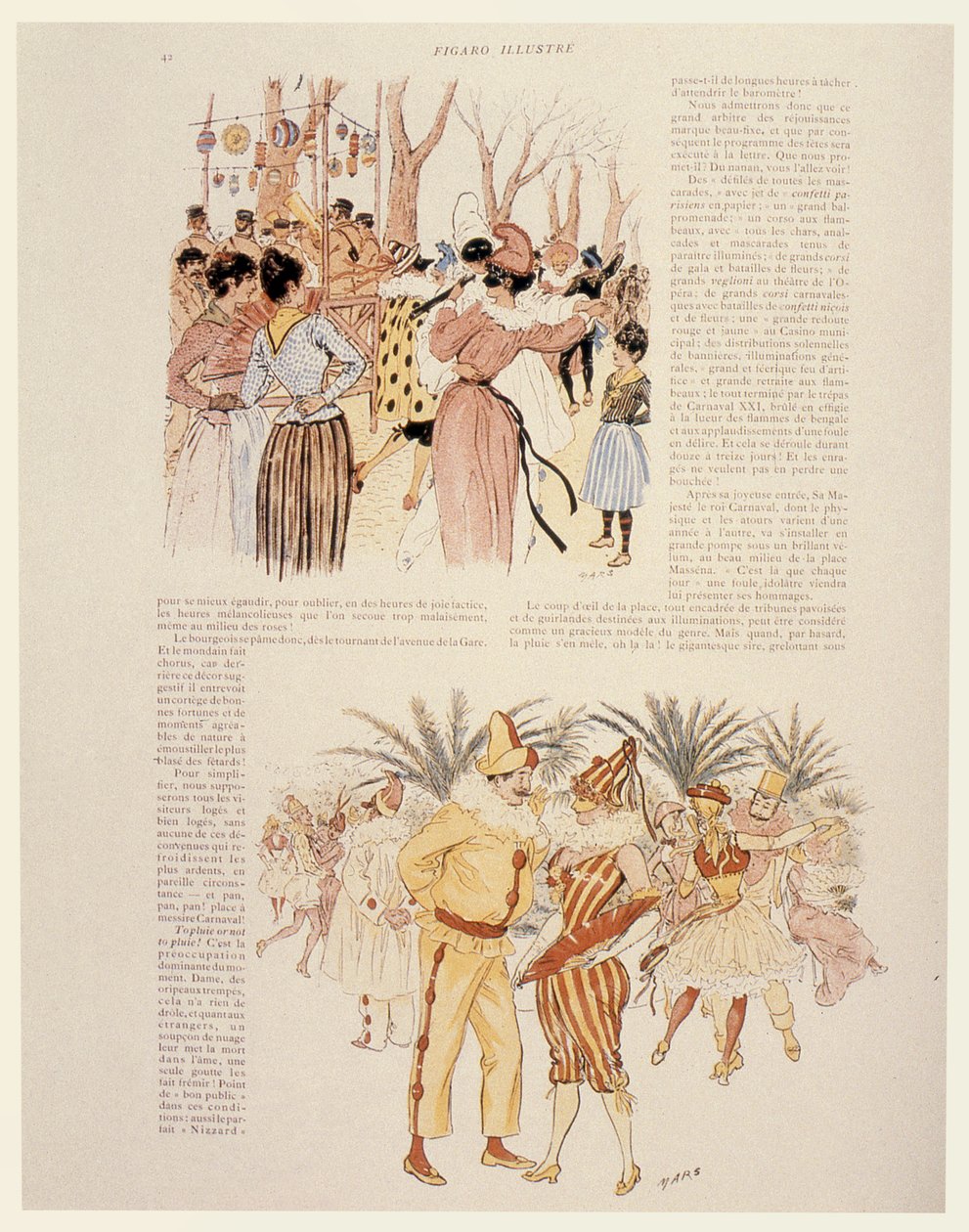 Carnevale di Nizza, 1894 da Maurice Charles Mathieu Bonvoisin