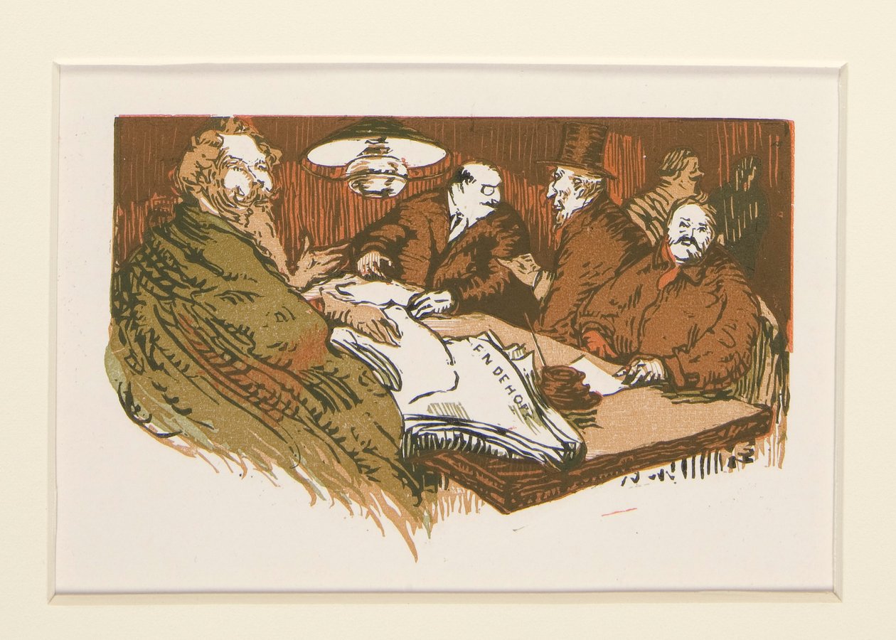 I venditori ambulanti del Pensiero, illustrazione, p. 47 da Maurice Delcourt