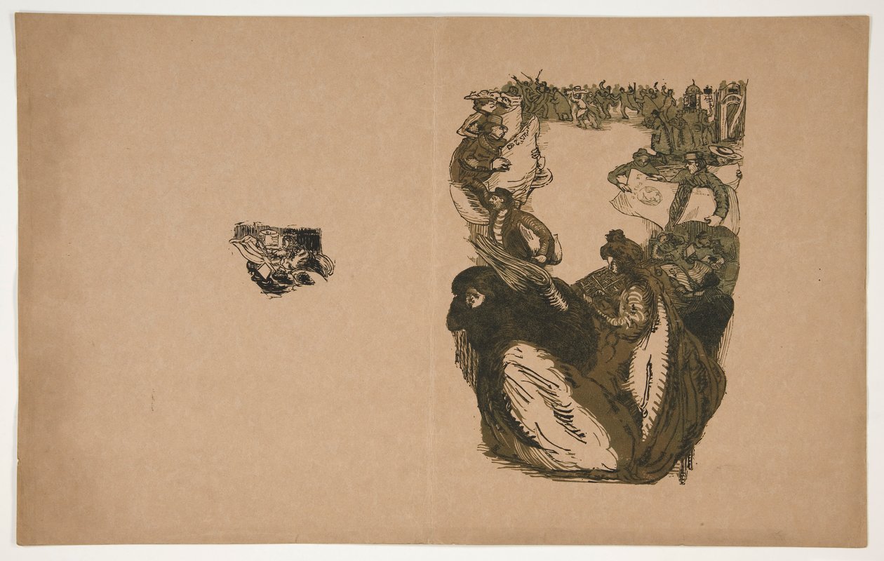 Les camelots de la pensée (prova per la copertina) da Maurice Delcourt
