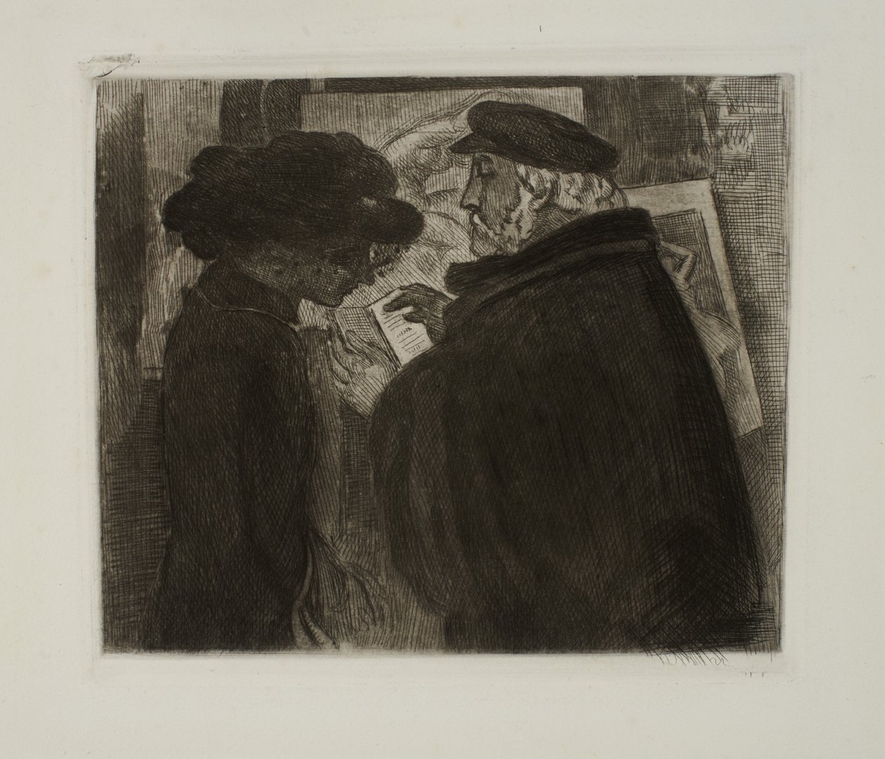 Degas e la sua modella da Maurice Denis