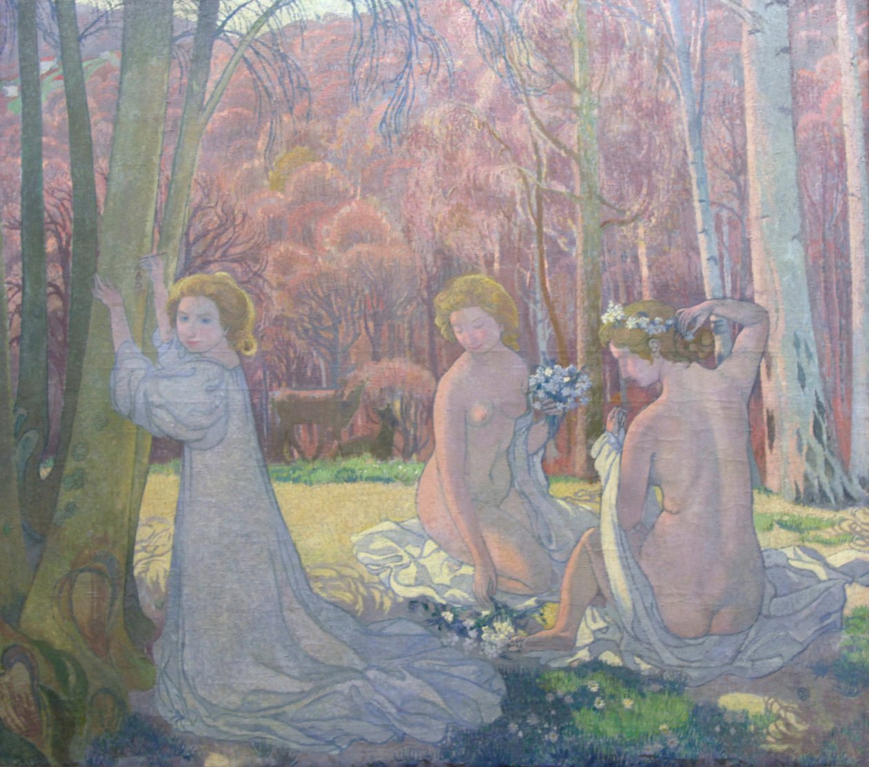 Figure in un paesaggio primaverile, 1897 da Maurice Denis