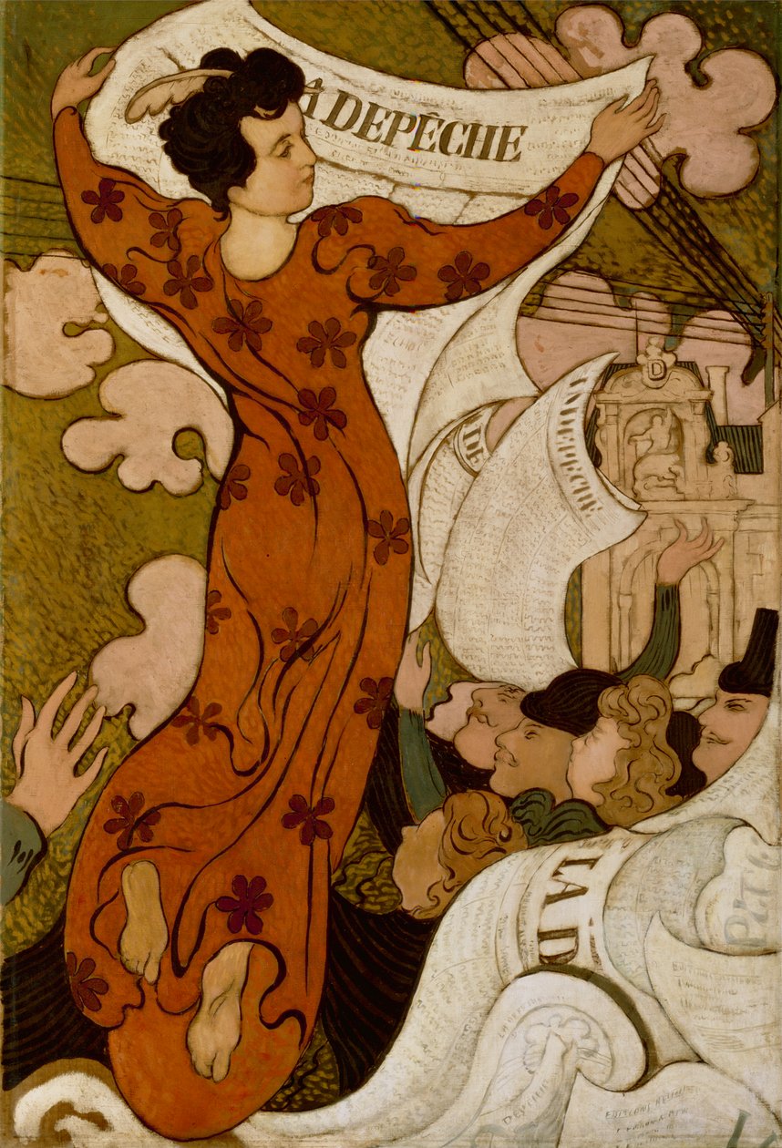 La Depêche de Toulouse, 1892 da Maurice Denis
