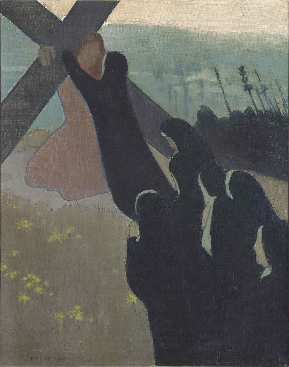 Il Calvario o Salita al Calvario, 1889 da Maurice Denis
