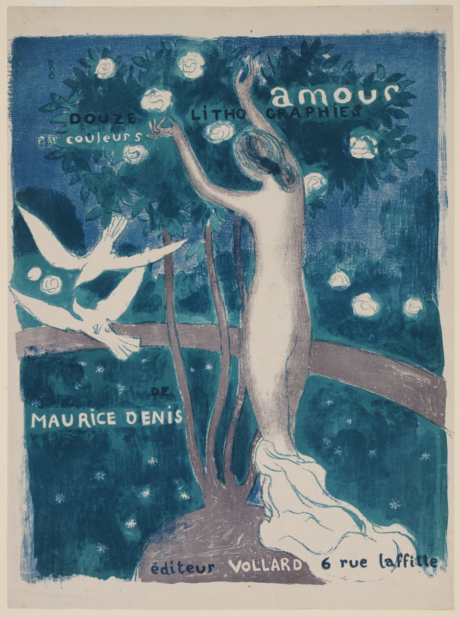 Liebe: Zwölf Lithografien in Farbe: Umschlag da Maurice Denis