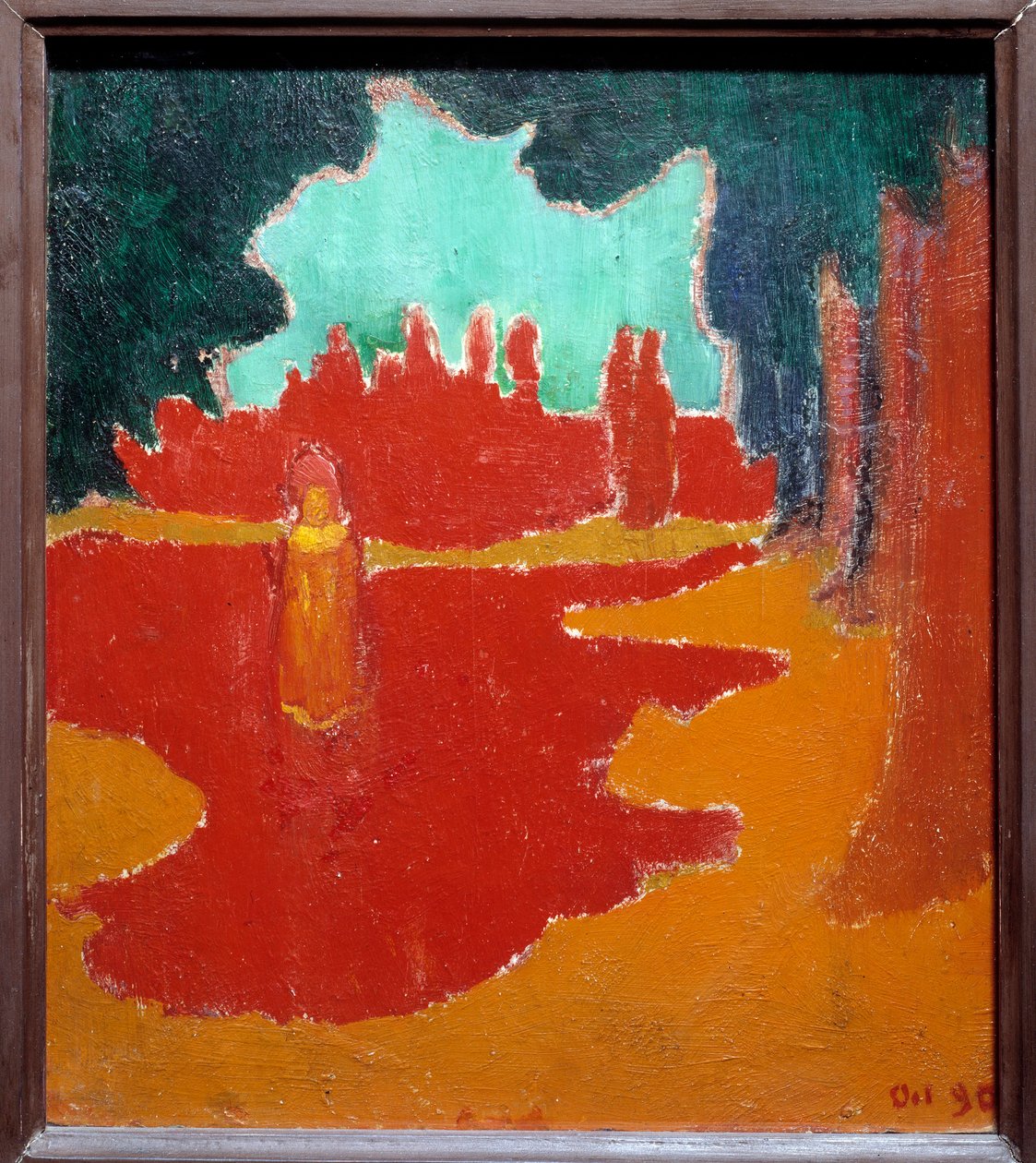 Macchie di sole sulla terrazza. Dipinto di Maurice Denis (1870-1943) da Maurice Denis