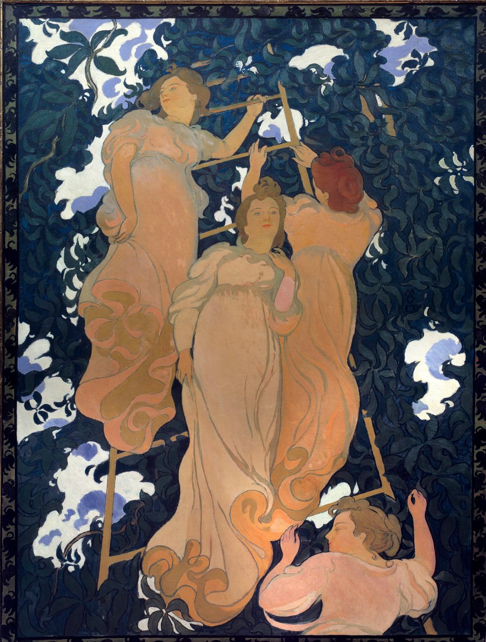 La scala nel fogliame da Maurice Denis