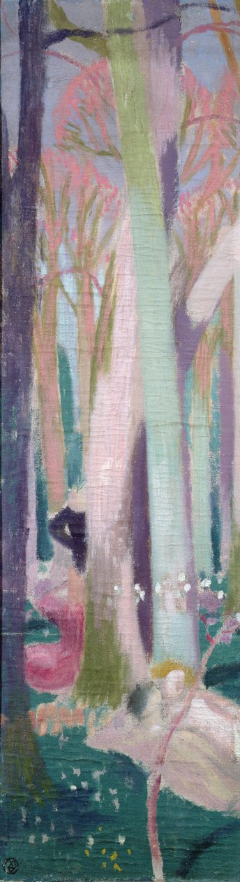 Alberi nella foresta, studio per 