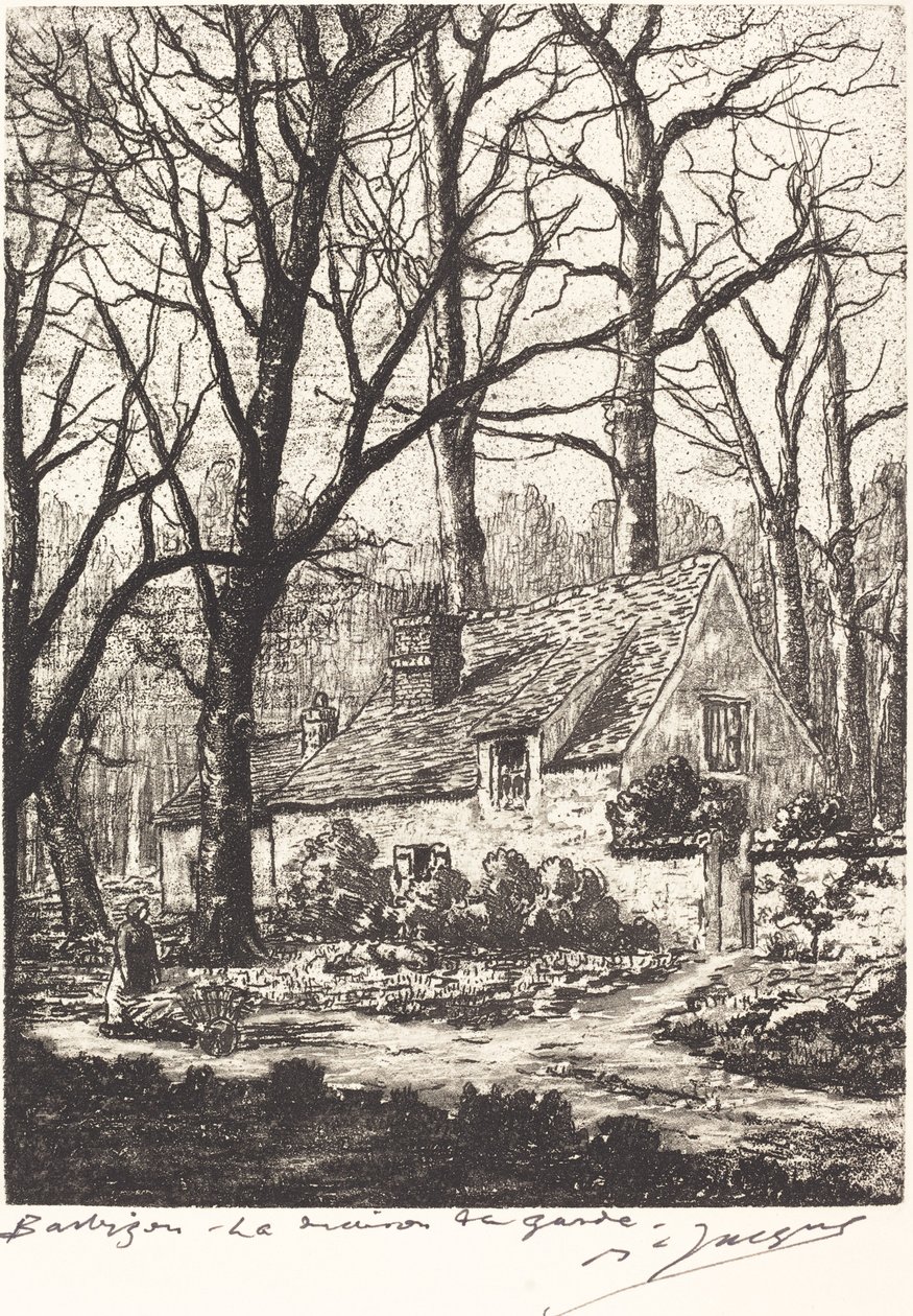 Barbizon: La casa del guardiano da Maurice Jacque