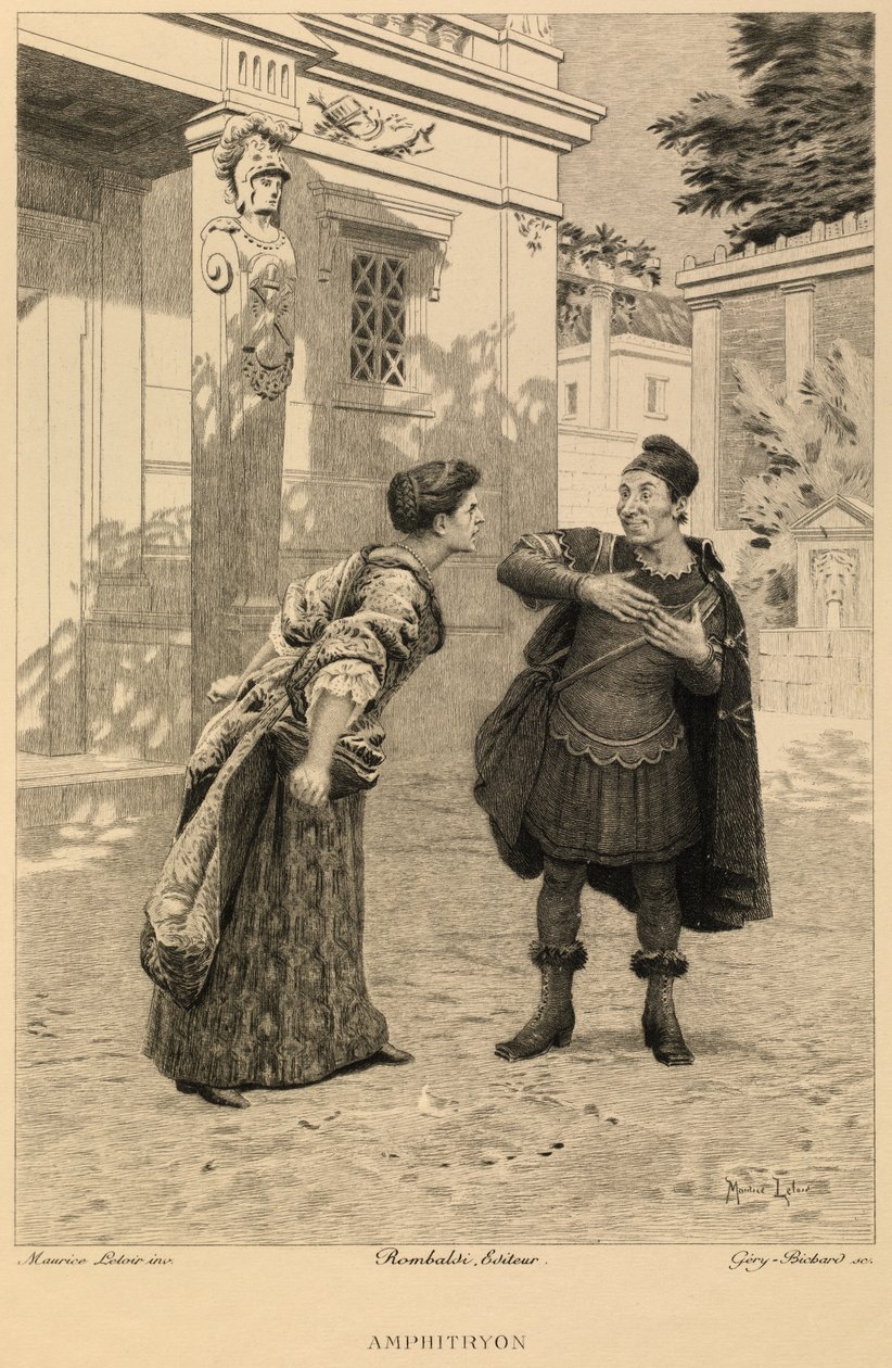 Anfitrione di Moliere da Maurice Leloir